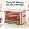 Saree Storage Cover with Clear Window & Zip