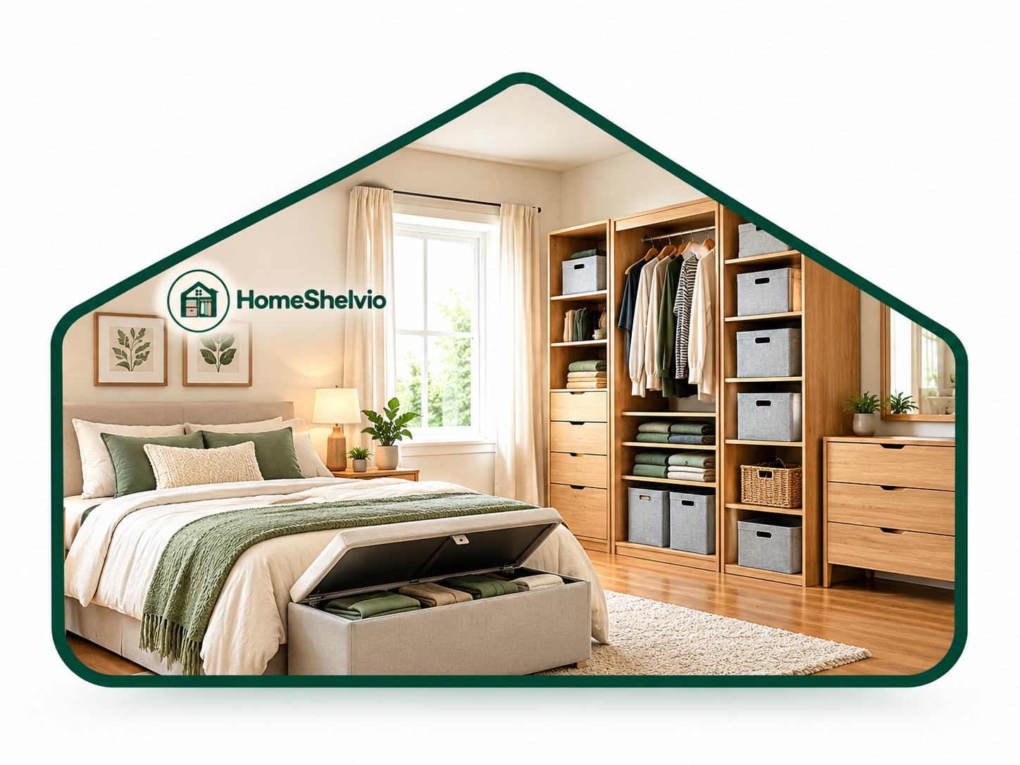 Bedroom organisation and storage